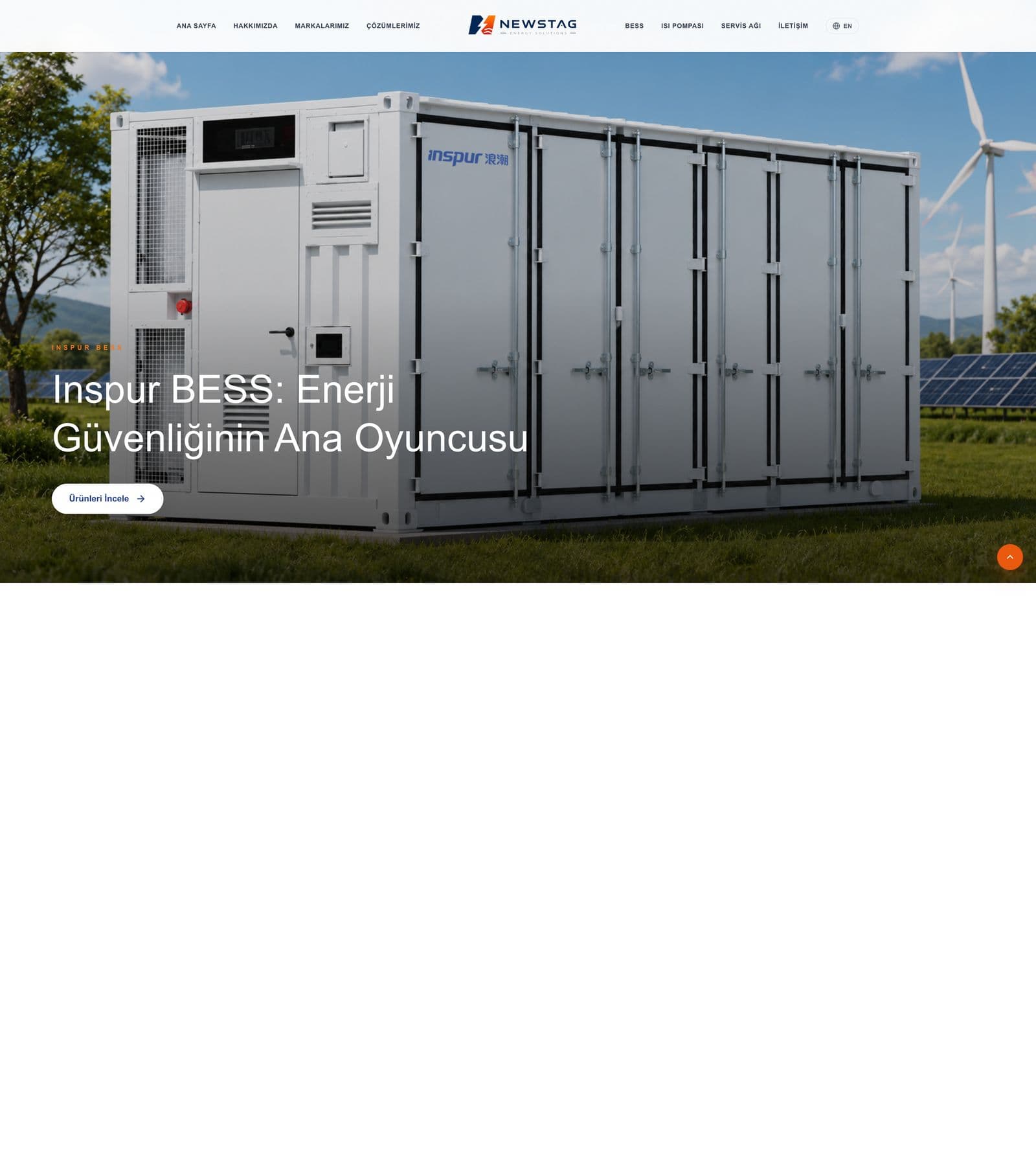NewsTag kurumsal web sitesi sayfa görüntüsü 1