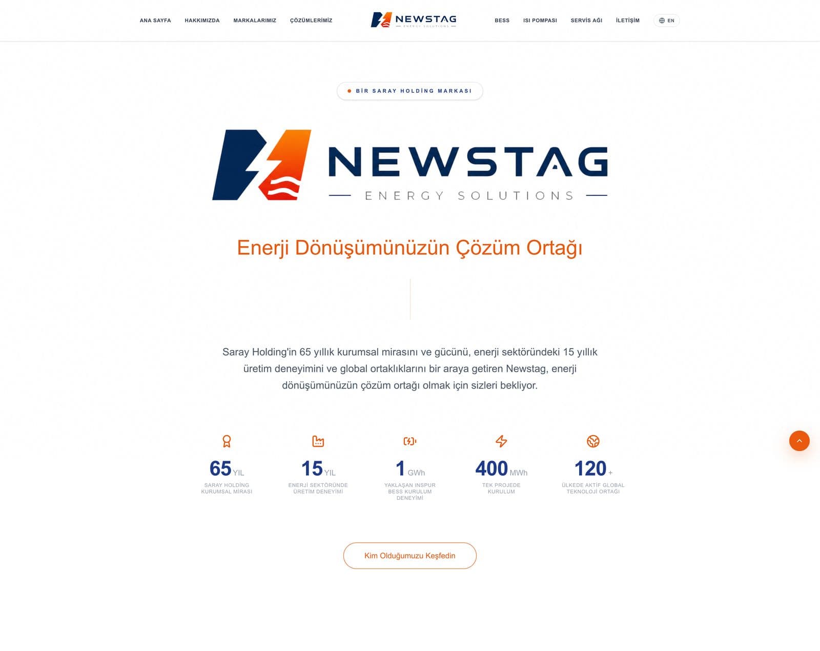NewsTag kurumsal web sitesi sayfa görüntüsü 2