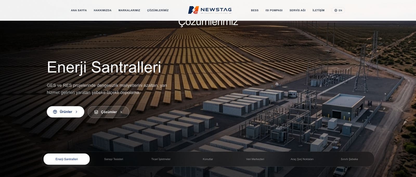 NewsTag kurumsal web sitesi sayfa görüntüsü 3